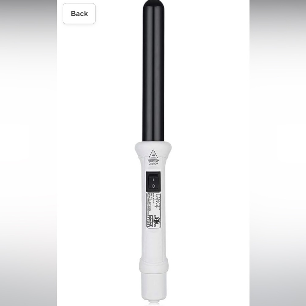 L'ANGE HAIR Ondulé Titanium Curling Wand White New In Box - Picture 4 of 7